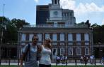 O prédio do Independence Hall, retratado na nota de 100 dólares, em Philadelphia, na Pennsylvania, nos Estados Unidos